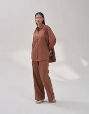 qooq baz pantolon kahve