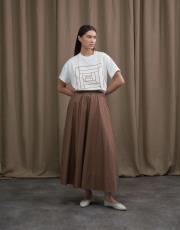 qooq efes t-shırt kahve