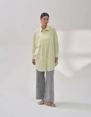 qooq denim palazzo gri