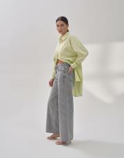 qooq denim palazzo gri 2