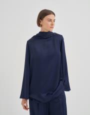 qooq ferse bluz lacivert