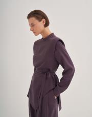 qooq vatka bluz mürdüm