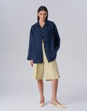 lin keten gömlek lacivert 2