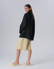 lin keten gömlek siyah 2