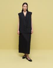 serpent keten yelek siyah