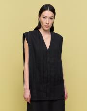 serpent keten yelek siyah 2