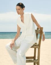 serpent keten yelek beyaz 3