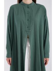 liva tunik yeşil çizgili