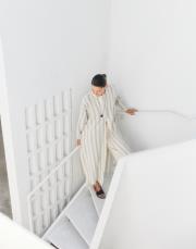 liva tunik ekru çizgili 2