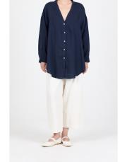 elba keten gömlek lacivert 2
