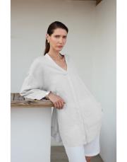 elba keten gömlek beyaz