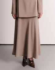 kloş midi etek vizon