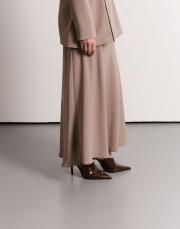 kloş midi etek vizon 2