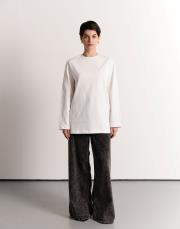 nakışlı sweat ekru