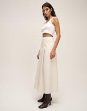 pileli cepli etek beyaz 2
