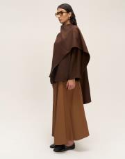 tek atkılı kaşe bluz kahve 2