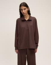 nakışlı sweat kahve 2