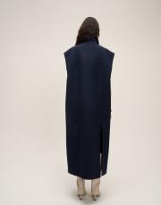 uzun kaşe yelek lacivert 3