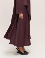 asimetrik etek bordo 3