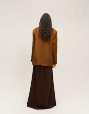 tek düğmeli kaşe ceket camel 4